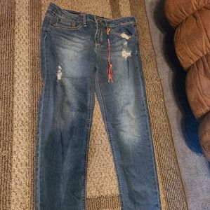 Girls size 14 Lucky Brand Distressed Jeans